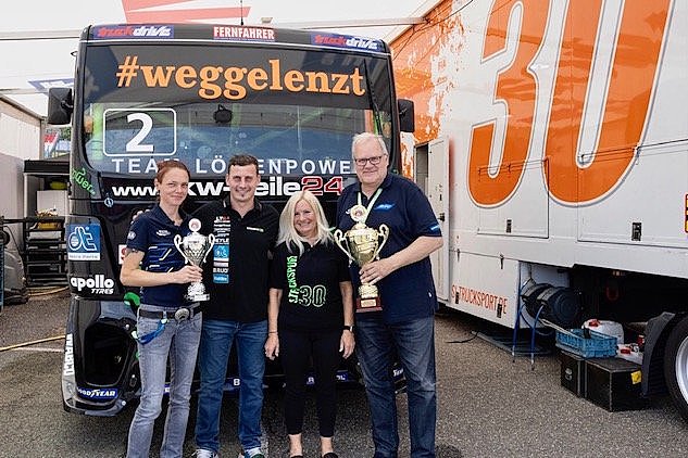 Pokalübergabe Sascha Lenz Hungaroring