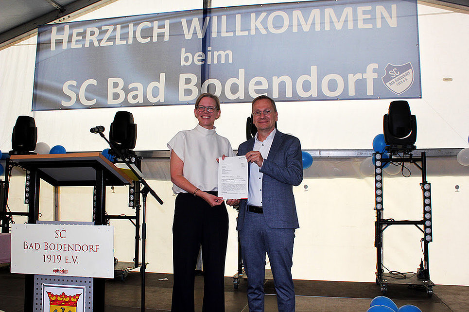 Nach Flutkatastrophe: Vollständige Sanierung der Sportanlage des SC Bad Bodendorf in Sinzig