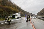 LKW-Brand auf A61 bei Dieblich erfolgreich verhindert