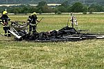 Feuer auf Flugplatz Winningen: Cessna im Vollbrand, 60.000 Euro Schaden