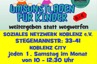 Der UmsonstLaden befindet sich in der Stegemannstr. 33-41 in Koblenz.
