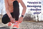 Symbolbild „Vereint in Bewegung - draußen aktiv“