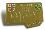 Stadt Mayen und St. Sebastianus Schützen präsentieren Pin zum Bundesschützenfest