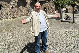 Rheinisch-karnevalistische Stadtführung in Lahnstein mit Karl Krämer