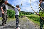 Bogenbauworkshop für Kinder auf Burg Olbrück am 22. Juli
