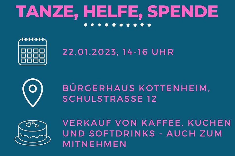 Am kommenden Sonntag tanzen die Zumbaprinzessinnen aus Mendig für den an Leukämie erkrankten 6-jährigen Leo aus Kottenheim von 14-16 Uhr im Bürgehaus Kottenheim.