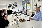 Oberbürgermeister Jan Einig im Gespräch mit Vario