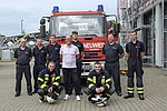 Filip Pavlović und Serkan Yavuz bei der Feuerwehr Neuwied