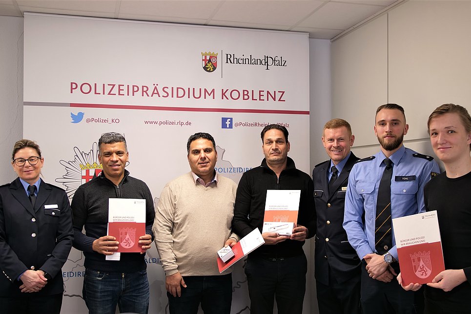 Koblenzer Polizei ehrt Bürger für außerordentliche Zivilcourage