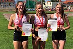 Amelie Schmitt, Celina Medinger und Leonie Böckmann (von links)