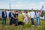 Gruppenfoto Besuch Ricarda Lang (Bundesvorsitzende der Grünen)