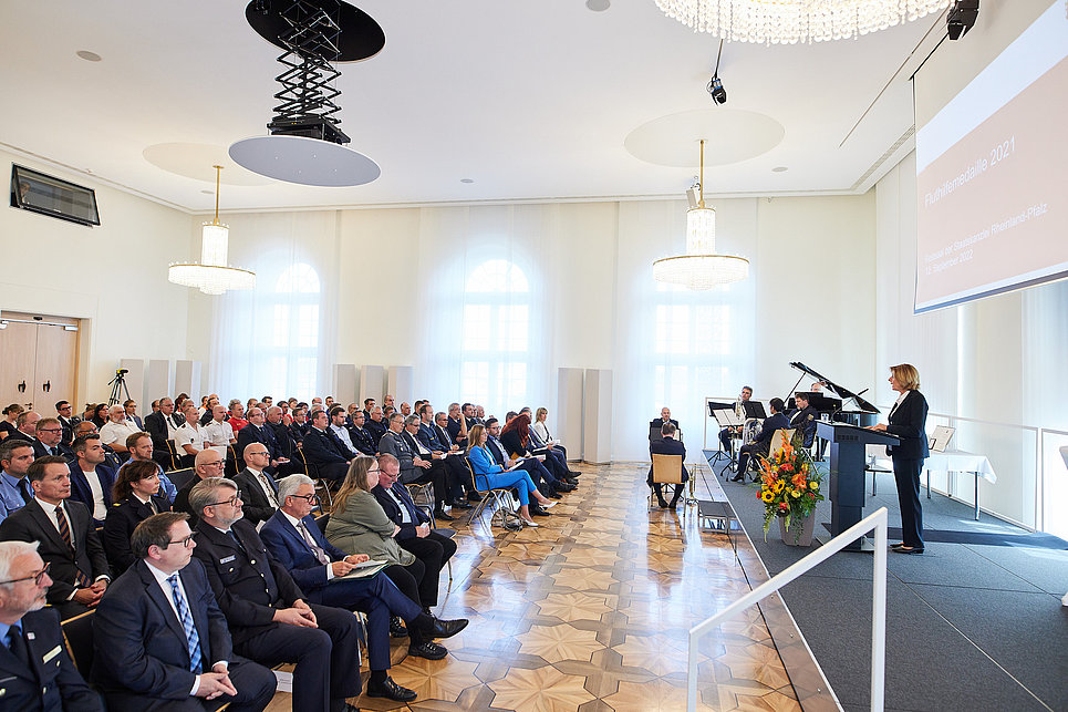 Verleihung der Fluthilfemedaille Rheinland-Pfalz