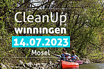 CleanUp Tour 2023: Gemeinsame Flussreinigung in Winningen