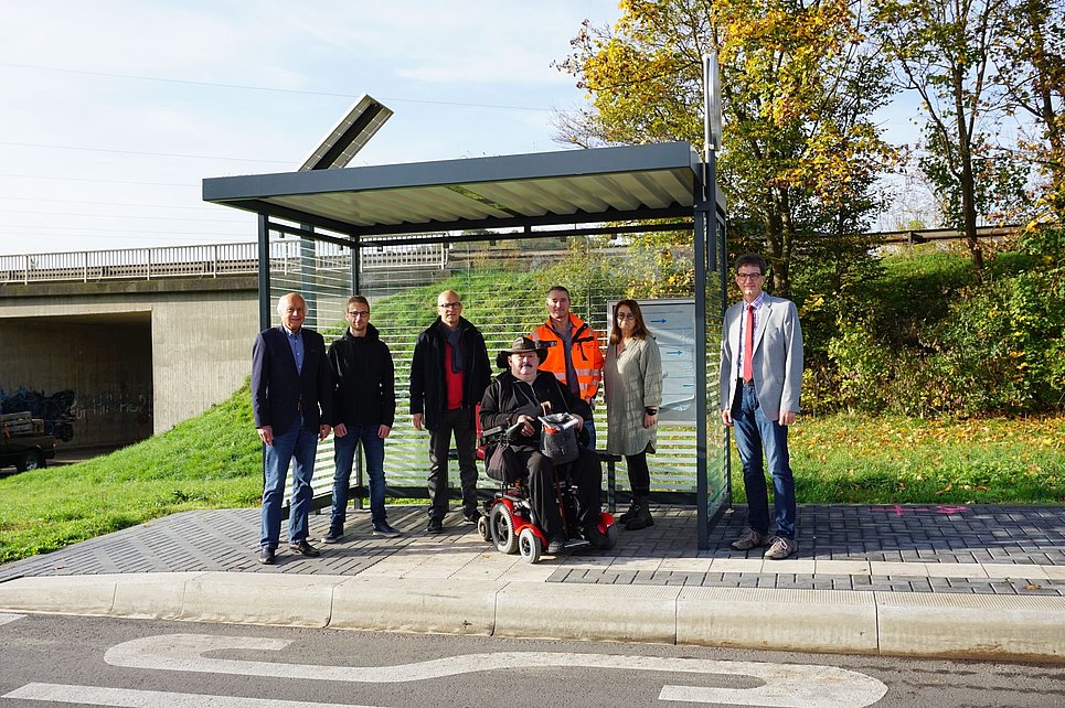 Barrierefreier Umbau der Haltestelle