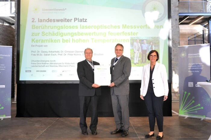 Ideenwettbewerb Rheinland-Pfalz: Innovatives Messverfahren vom RheinAhrCampus Remagen ausgezeichnet